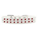 Unconditional Love Sprinkles Pearl & Red Crystals Dog CollarWhite Size 14 UN797328